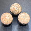 Leopardite Sphere (4 CM)(Leopard Skin Jasper) Bulk Wholesale Lot Polished Gemstone Decor Carving