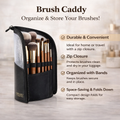 All-In-One Brush Caddy For Travel Or Home