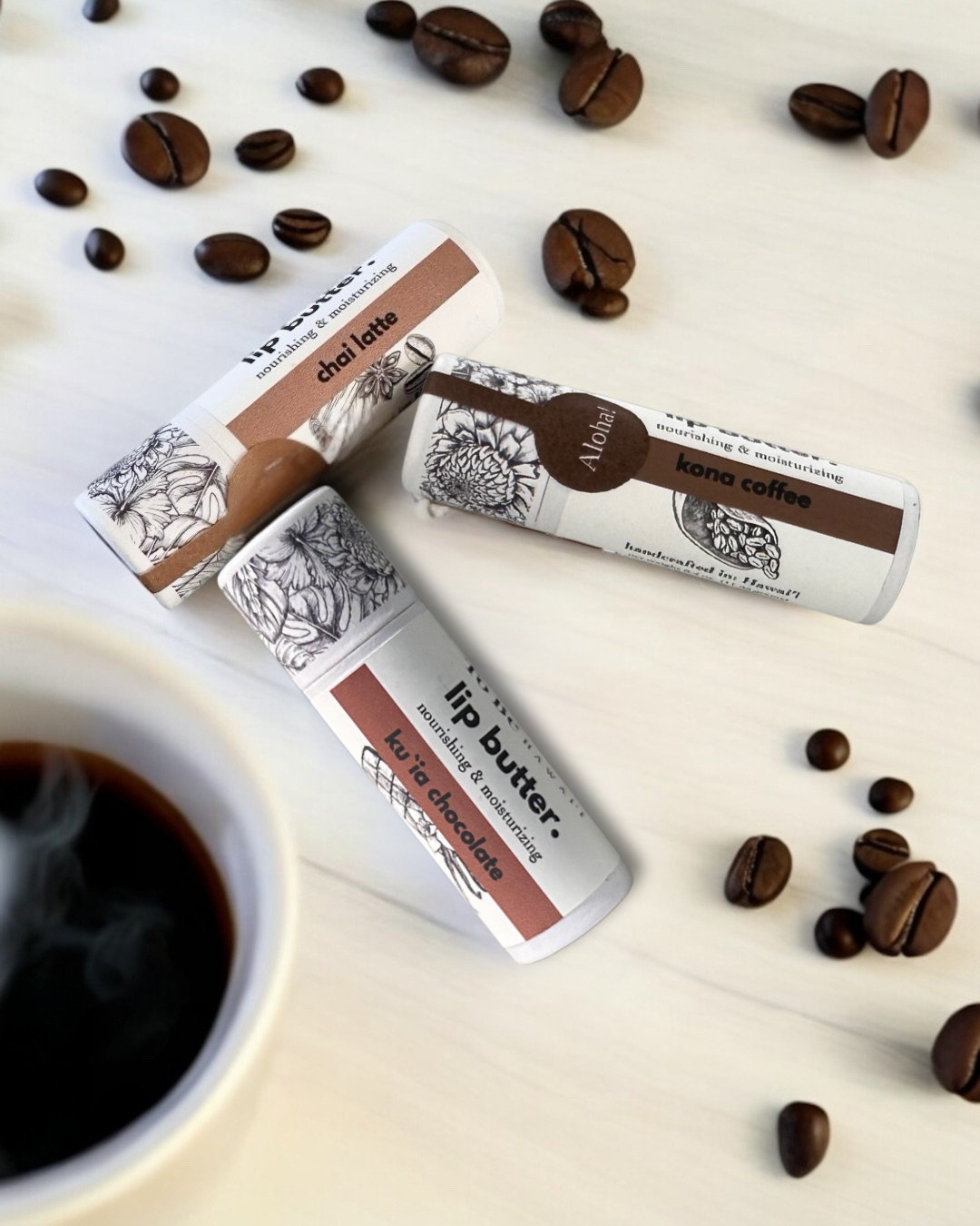 The Coffeehouse Trio Lip Butter Gift Set