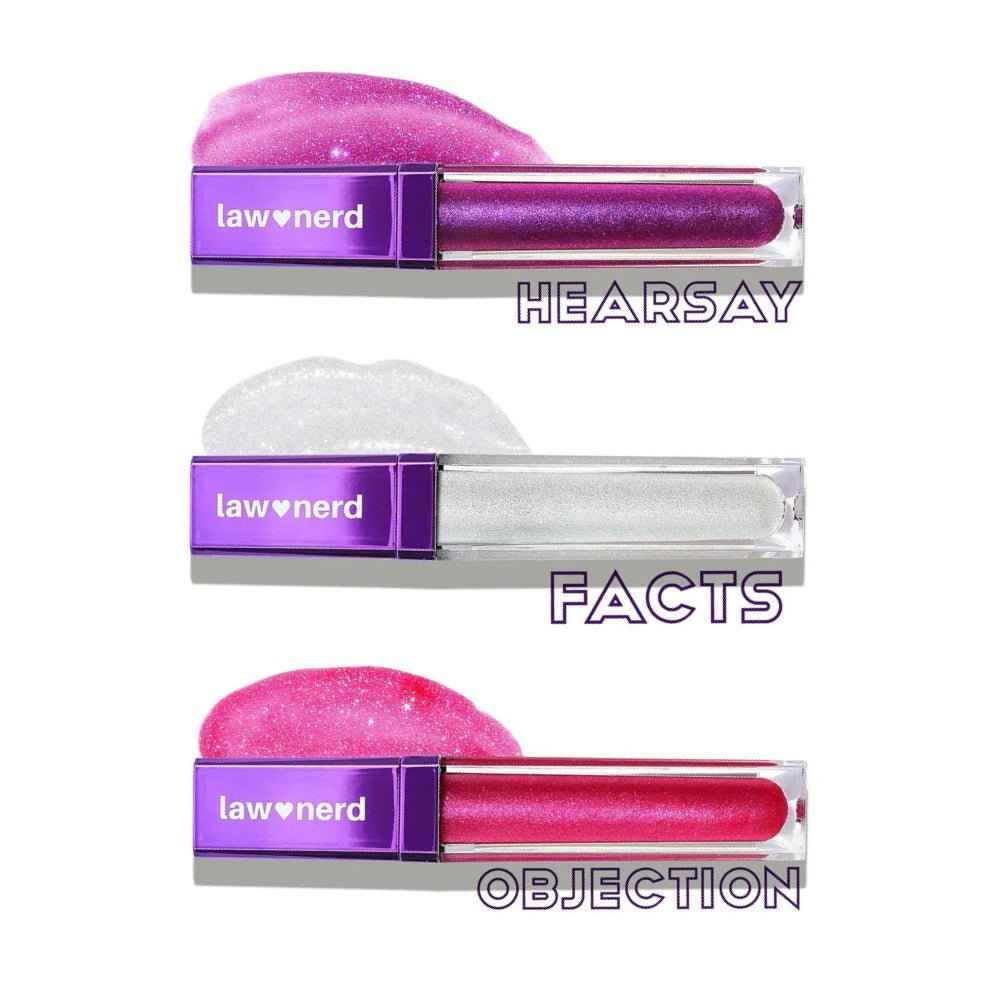 Emily D. Baker X Gerard Cosmetics®️ 3 Lip Gloss Set  Allegations & Shade Collection