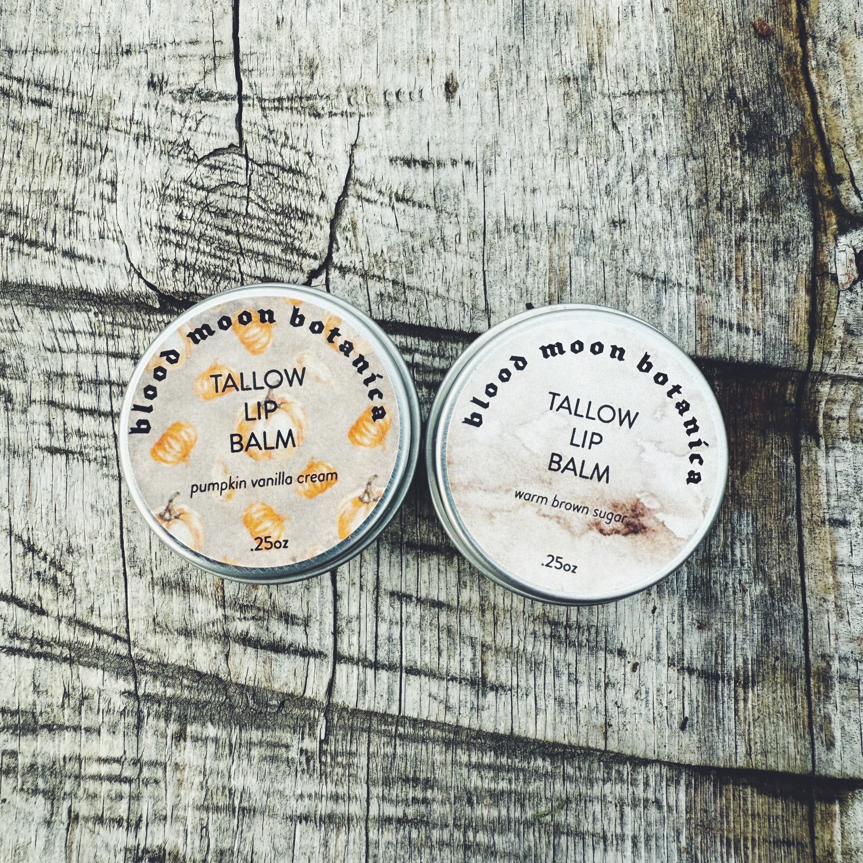 Tallow Lip Balm - Grass Fed, Infused with Calendula