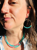Solstice Hoops – Ocean Aura