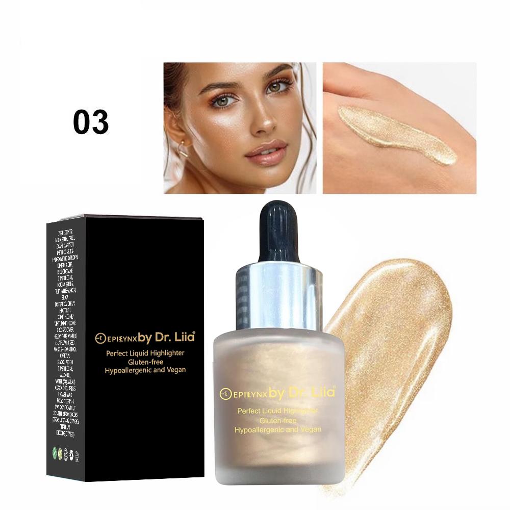 Perfect Liquid Highlighter Drops – Dewy, Luminous Glow (Vegan, Gluten-Free)