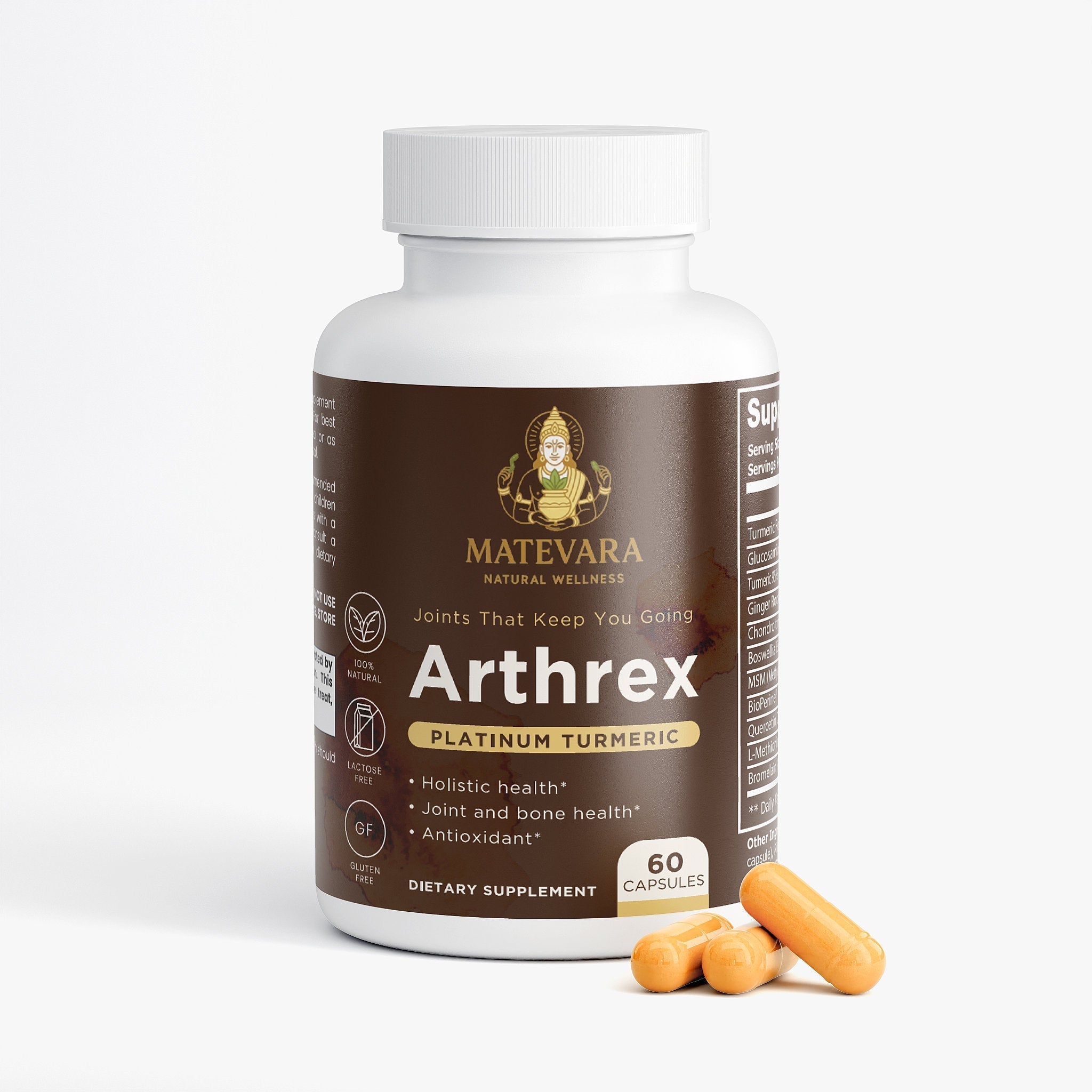 Platinum Turmeric | Joint & Motion Health Capsules | 60 Count