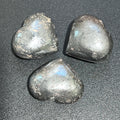 Hematite Puffy Heart Polished Carving Wholesale