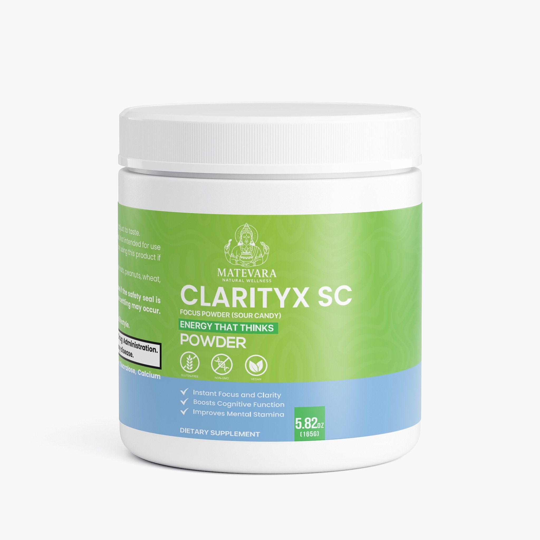 ClarityX SC Focus Powder Sour Candy |Focus Support Formula | 165g