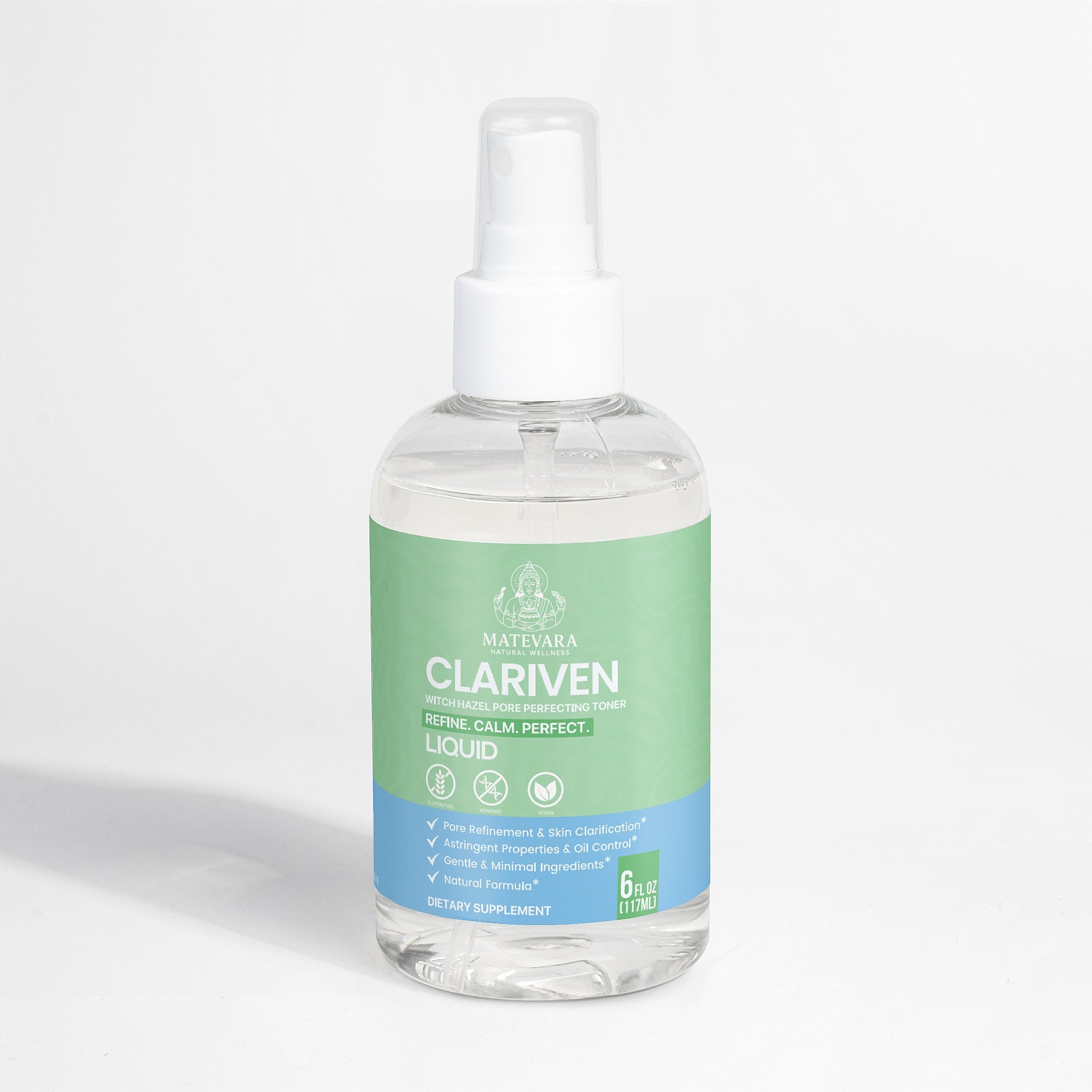 Clariven Witch Hazel Toner | Hydrating Formula| 6 fl oz