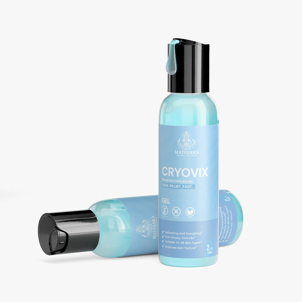 Cryovix Polar Flex Cooling Gel | Post-Workout Topical Massage Gel | 2 oz