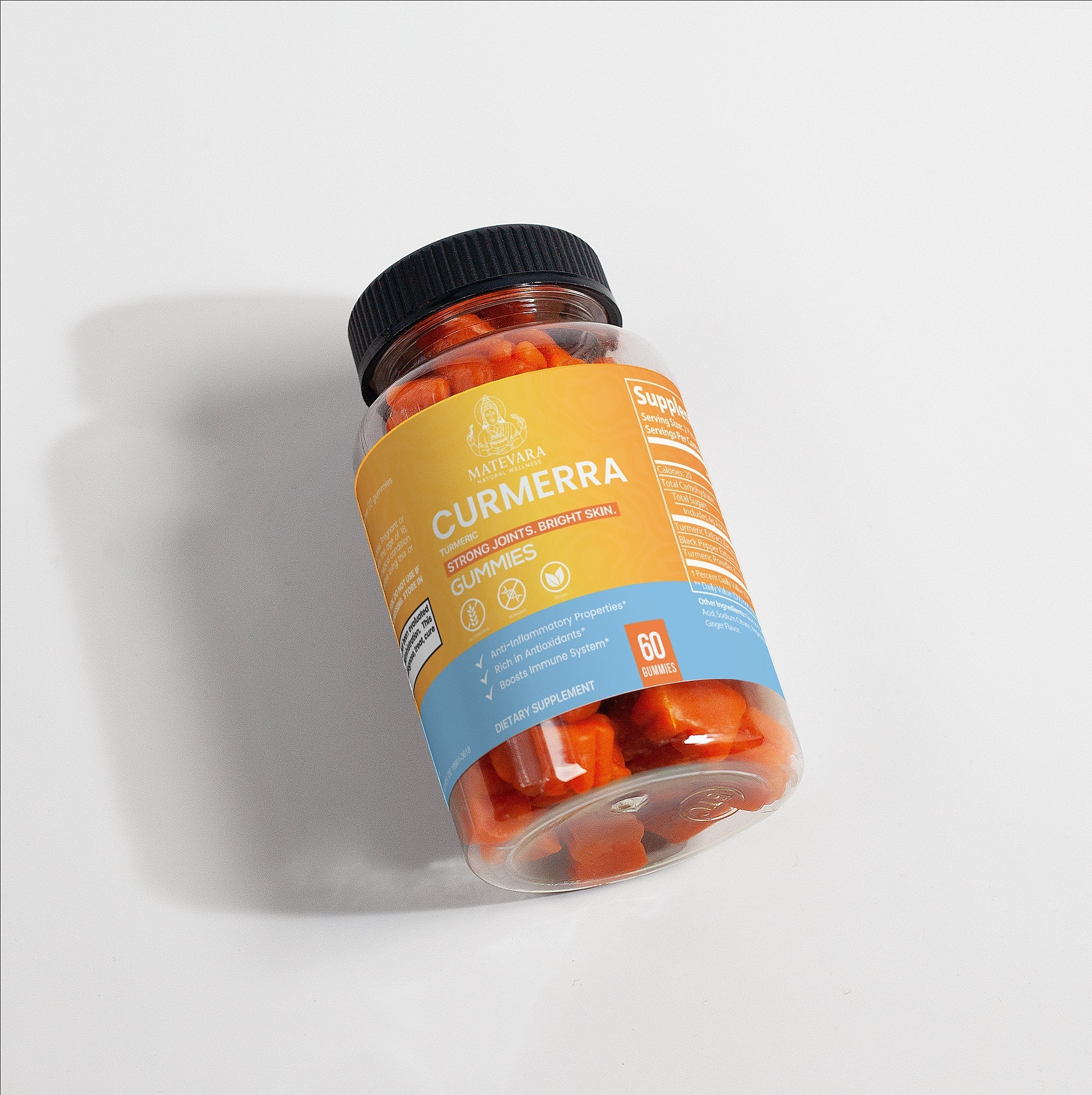 Curmerra Turmeric Gummies | Joint Comfort and Mobility | 60 Count