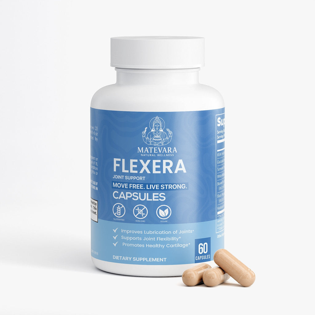 Flexera Joint Support | Joint Flexibility & Comfort Supplement | 60 Vegan Capsules