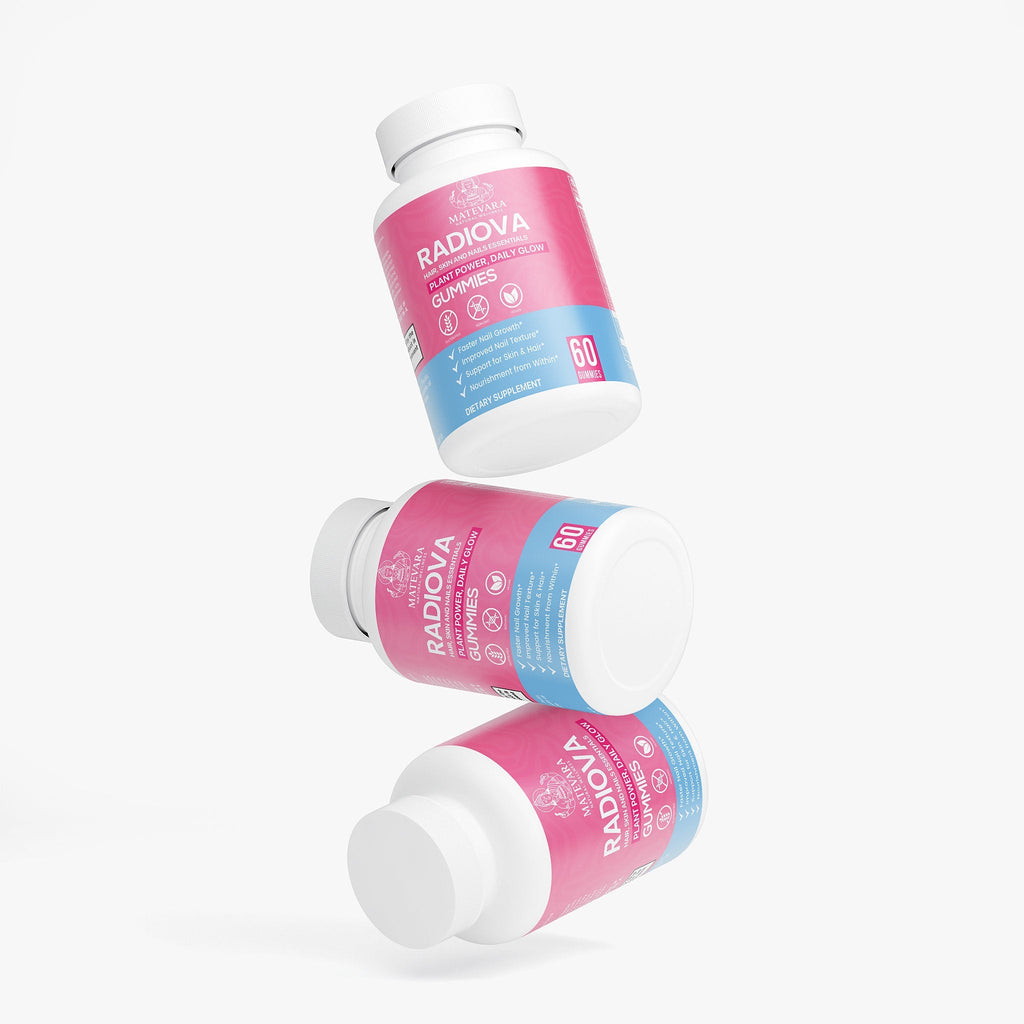 Radiova Hair, Skin & Nail Support Complex | 60 Vegetarian Capsules