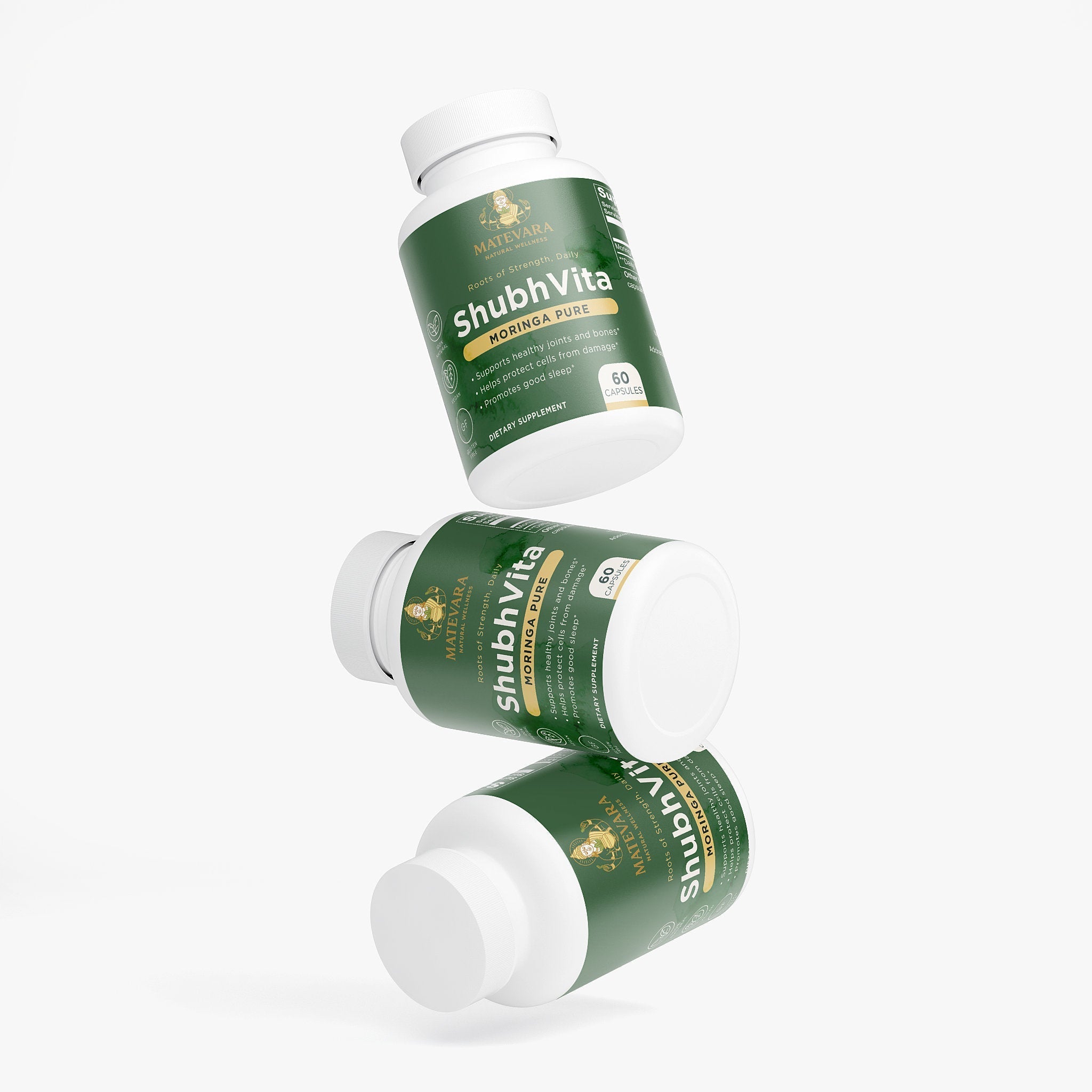 ShubhVita Moringa Pure | Vegan Capsules | 60 Count