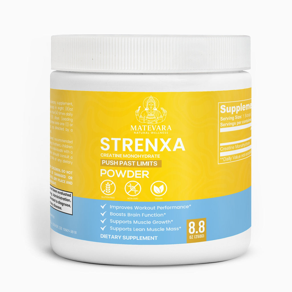 Strenxa Creatine Monohydrate | Muscle & Performance Support | 250g