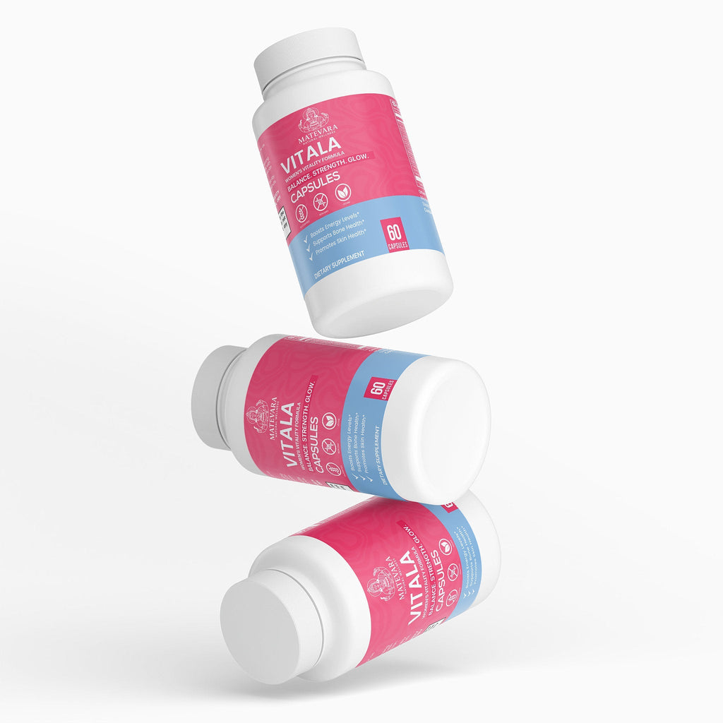 Vitala Women’s Vitality Formula | Women's Cycle & Menopause Support | 60 Count
