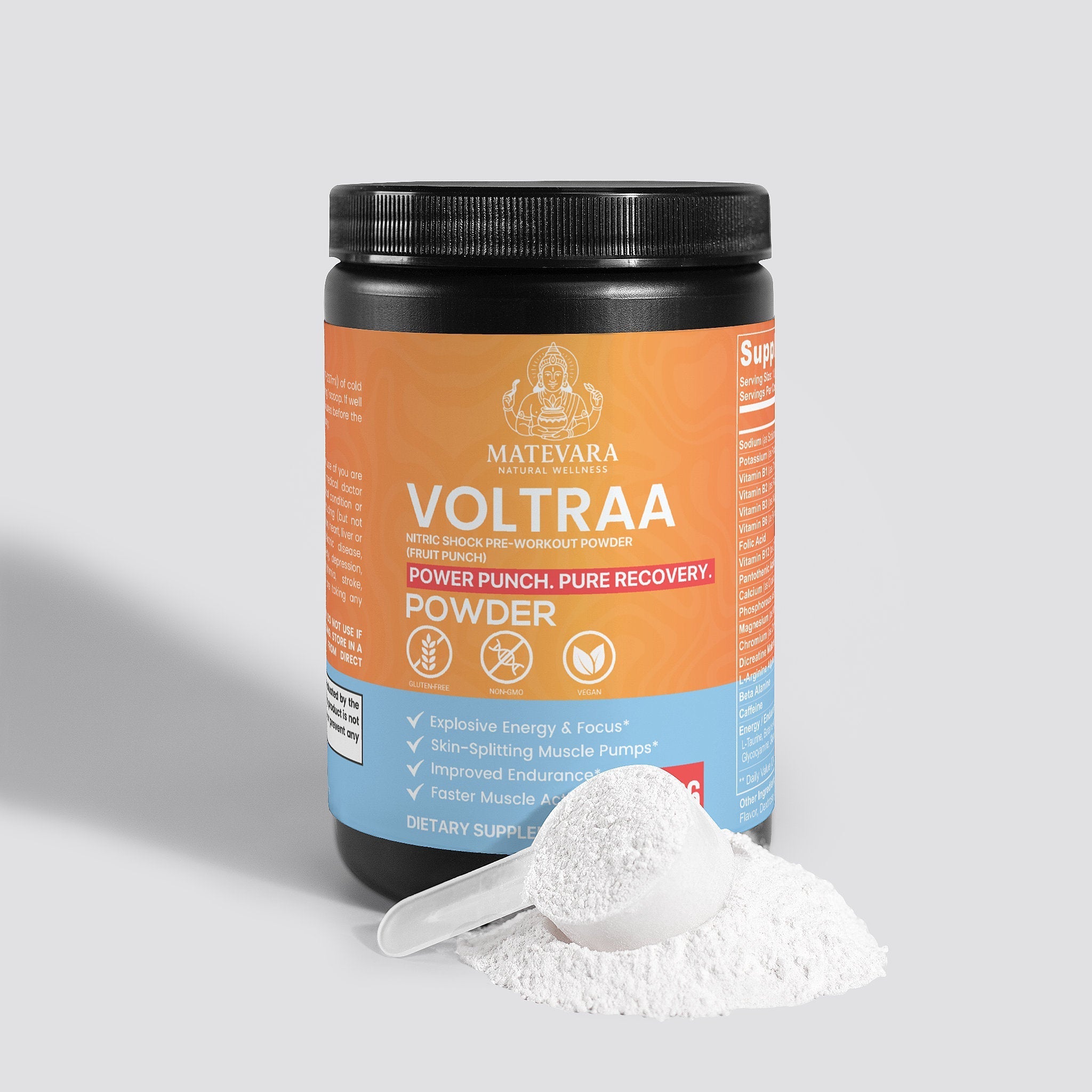 Voltraa Nitric Pre-Workout | 0.66lb (300g)